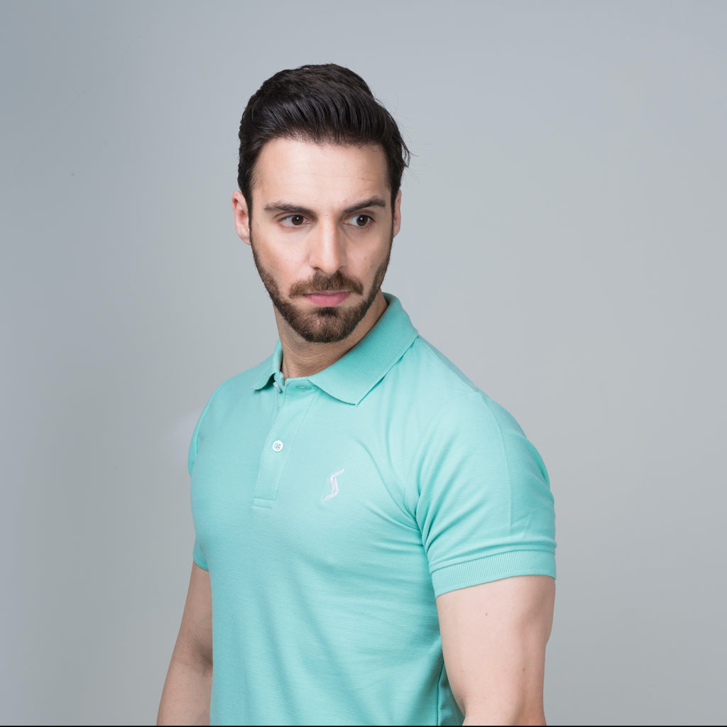 Men’s Essential Signature Pique Polo Shirt